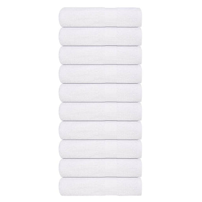 vidaXL Shower Towels "FROGN" 10 pcs White 70x140 cm 360 gsm