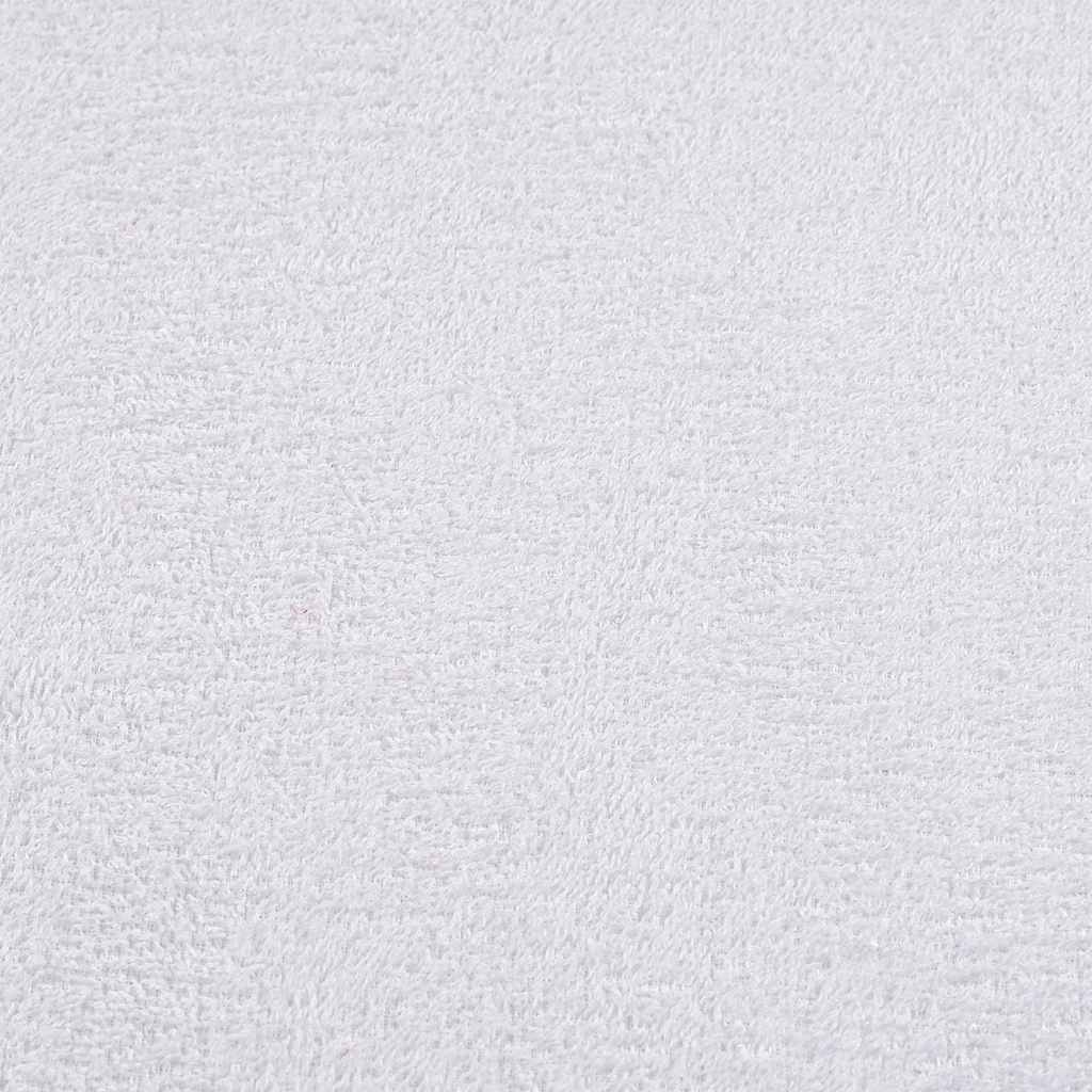 vidaXL Shower Towels "FROGN" 10 pcs White 70x140 cm 360 gsm