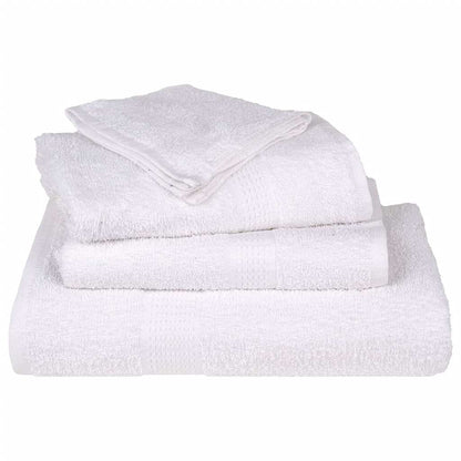 vidaXL Shower Towels "FROGN" 25 pcs White 70x140 cm 360 gsm