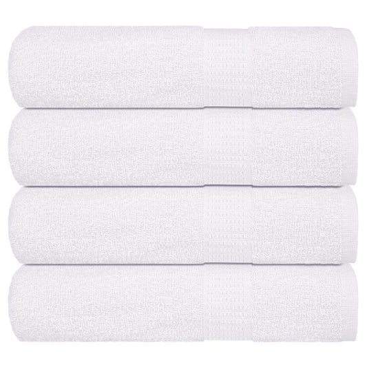 vidaXL Bath Towels "FROGN" 4 pcs White 100x150 cm 360 gsm