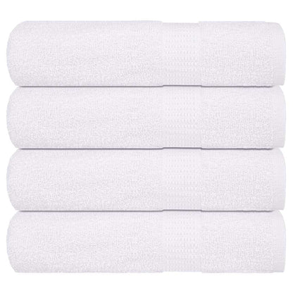 vidaXL Bath Towels "FROGN" 4 pcs White 100x150 cm 360 gsm