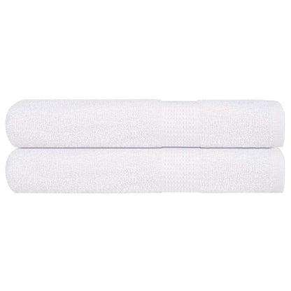 vidaXL Sauna Towels 2 pcs White 80x200 cm 360 gsm 100% Cotton