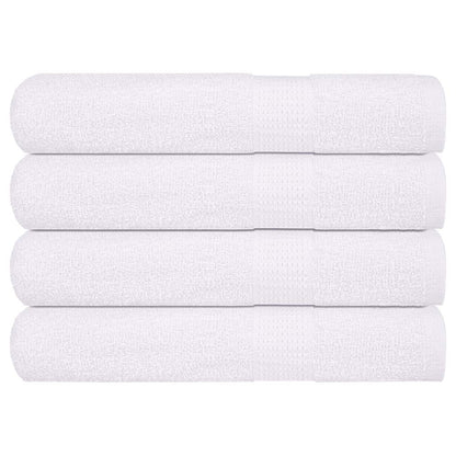 vidaXL Sauna Towels "FROGN" 4 pcs White 80x200 cm 360 gsm