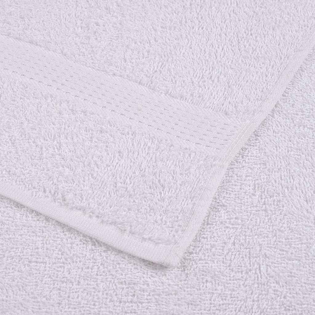 vidaXL Sauna Towels "FROGN" 4 pcs White 80x200 cm 360 gsm