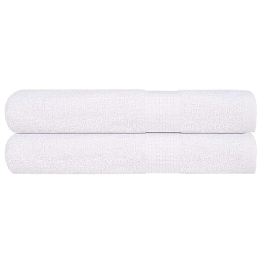 vidaXL Towels "FROGN" 2 pcs White 100x200 cm 360 gsm