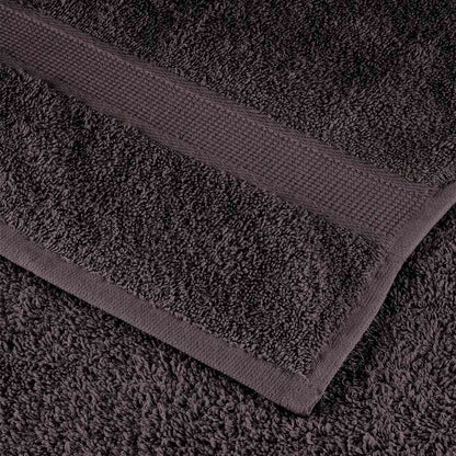 vidaXL Wash Towels "FROGN" 10 pcs Anthracite 30x30 cm 360 gsm