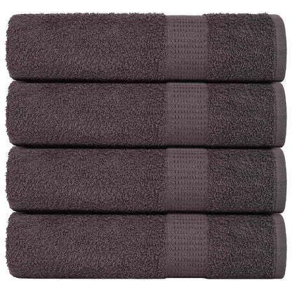 vidaXL Shower Towels "FROGN" 4 pcs Anthracite 70x140 cm 360 gsm
