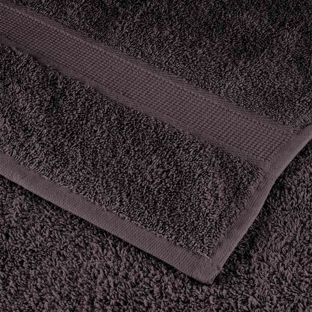 vidaXL Shower Towels "FROGN" 10 pcs Anthracite 70x140 cm 360 gsm