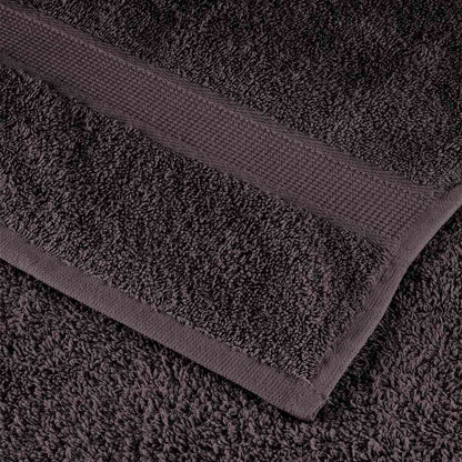 vidaXL Shower Towels "FROGN" 10 pcs Anthracite 70x140 cm 360 gsm