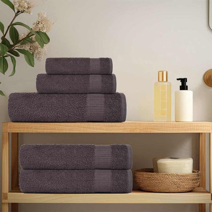 vidaXL Towels "FROGN" 2 pcs Anthracite 100x200 cm 360 gsm