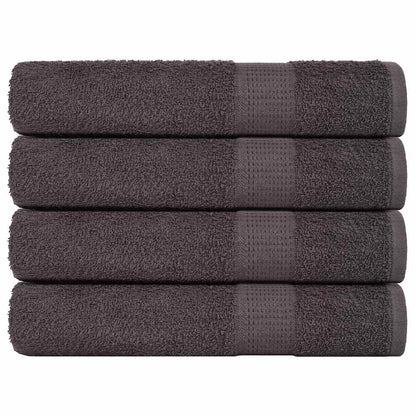 vidaXL Towels "FROGN" 4 pcs Anthracite 100x200 cm 360 gsm
