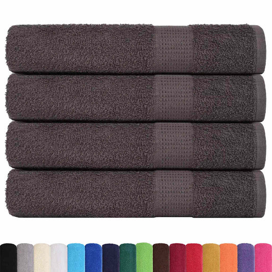 vidaXL Towels "FROGN" 4 pcs Anthracite 100x200 cm 360 gsm