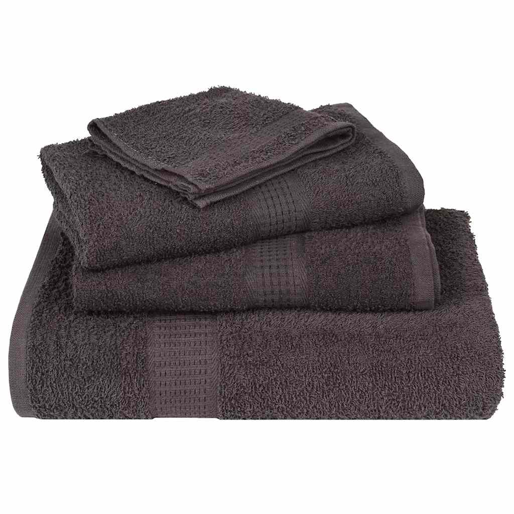 vidaXL Towels "FROGN" 25 pcs Anthracite 100x200 cm 360 gsm