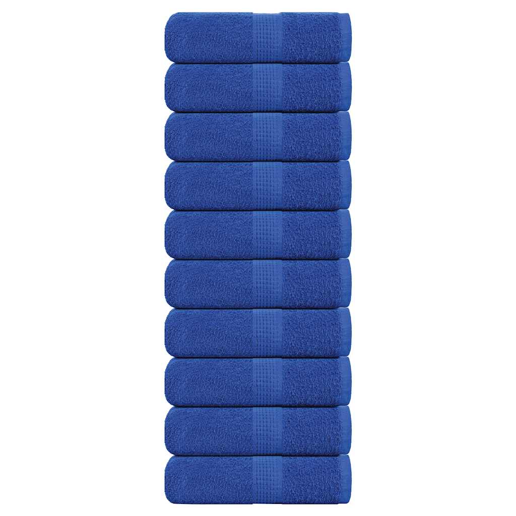 vidaXL Wash Towels "FROGN" 10 pcs Blue 30x30 cm 360 gsm