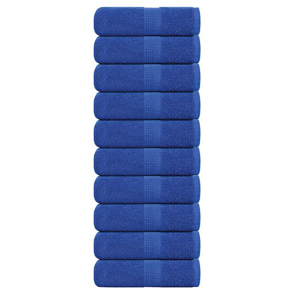 vidaXL Wash Towels "FROGN" 10 pcs Blue 30x30 cm 360 gsm