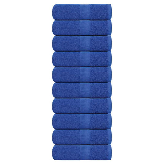 vidaXL Wash Towels "FROGN" 10 pcs Blue 30x30 cm 360 gsm