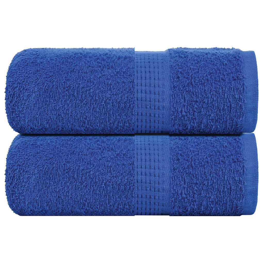 vidaXL Guest Towels "FROGN" 2 pcs Blue 30x50 cm 360 gsm