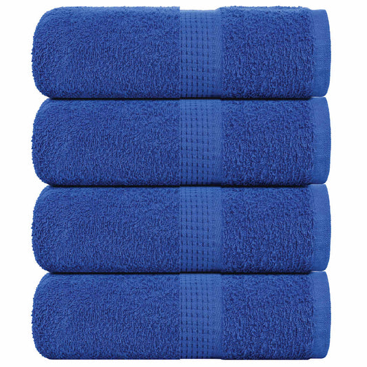 vidaXL Guest Towels "FROGN" 4 pcs Blue 30x50 cm 360 gsm