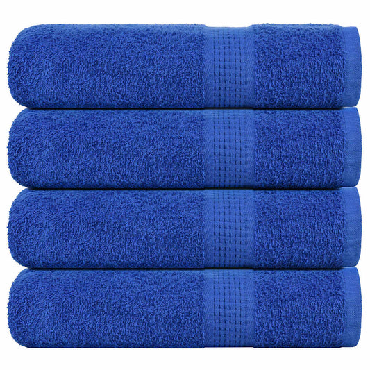 vidaXL Shower Towels "FROGN" 4 pcs Blue 70x140 cm 360 gsm