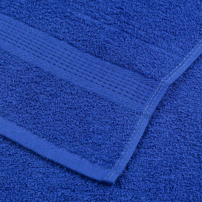 vidaXL Shower Towels "FROGN" 10 pcs Blue 70x140 cm 360 gsm