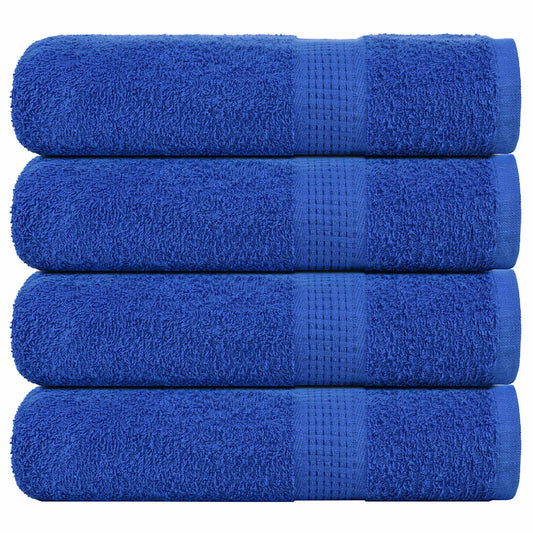 vidaXL Bath Towels "FROGN" 4 pcs Blue 100x150 cm 360 gsm