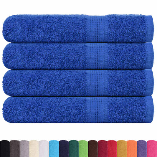 vidaXL Sauna Towels "FROGN" 4 pcs Blue 80x200 cm 360 gsm