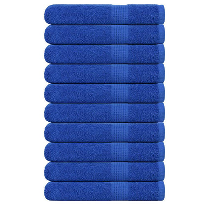 vidaXL Sauna Towels "FROGN" 10 pcs Blue 80x200 cm 360 gsm