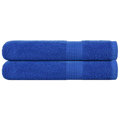 vidaXL Towels "FROGN" 2 pcs Blue 100x200 cm 360 gsm