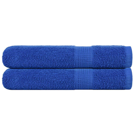 vidaXL Towels "FROGN" 2 pcs Blue 100x200 cm 360 gsm