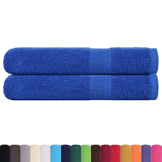 vidaXL Towels "FROGN" 2 pcs Blue 100x200 cm 360 gsm