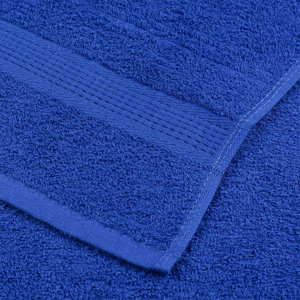 vidaXL Towels 4 pcs Blue 100x200 cm 360 gsm 100% Cotton