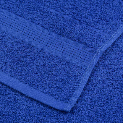 vidaXL Towels 4 pcs Blue 100x200 cm 360 gsm 100% Cotton