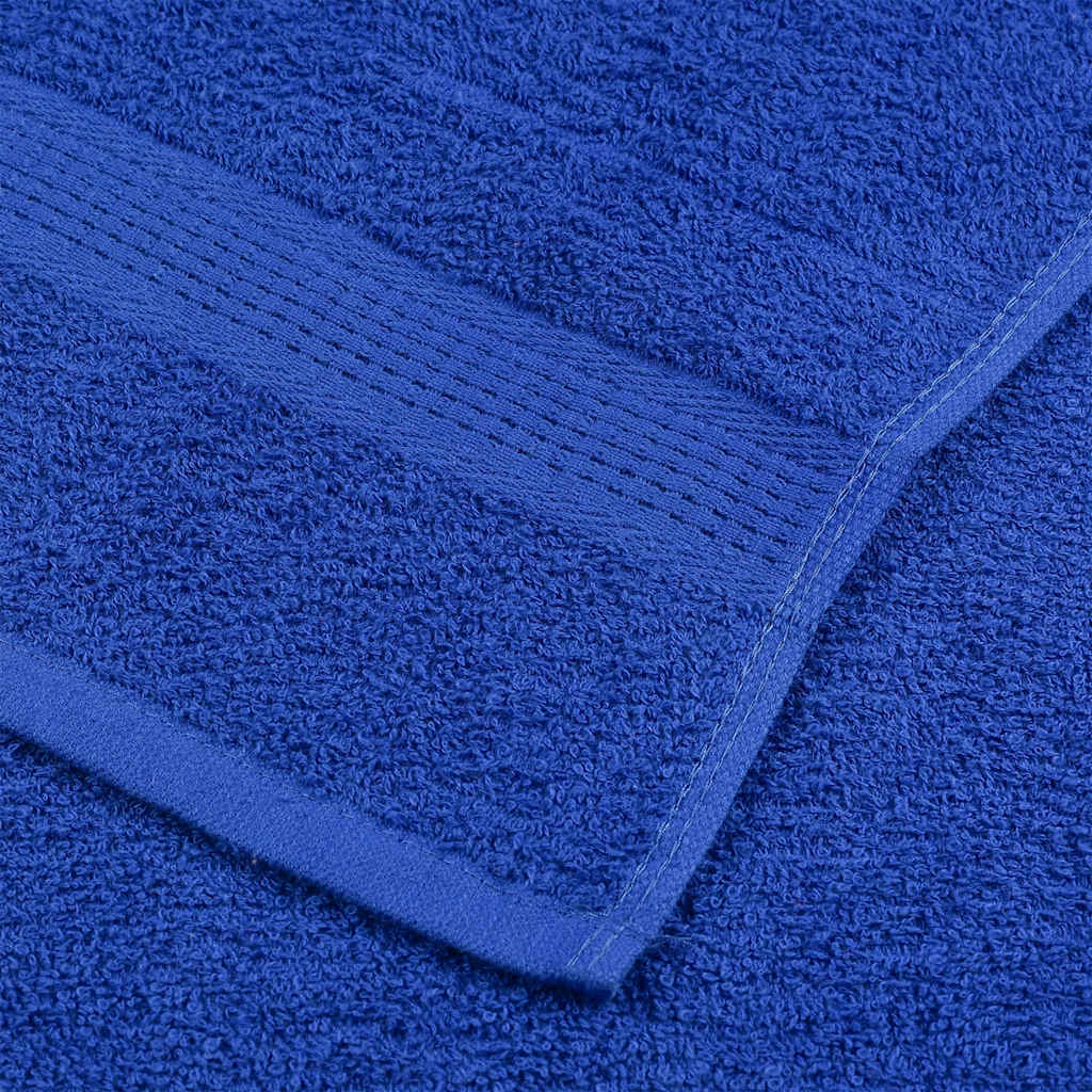 vidaXL Towels "FROGN" 10 pcs Blue 100x200 cm 360 gsm