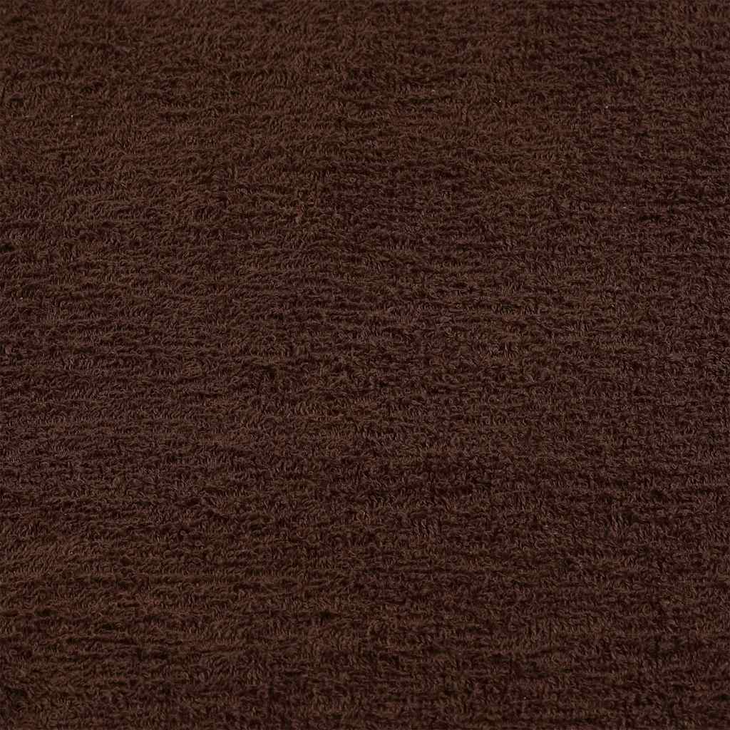 vidaXL Shower Towels "FROGN" 10 pcs Brown 70x140 cm 360 gsm