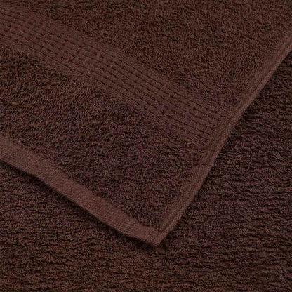 vidaXL Shower Towels "FROGN" 10 pcs Brown 70x140 cm 360 gsm