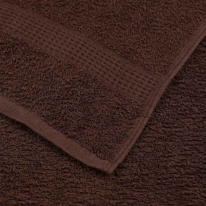 vidaXL Sauna Towels "FROGN" 2 pcs Brown 80x200 cm 360 gsm