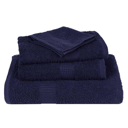 vidaXL Wash Towels "FROGN" 10 pcs Navy Blue 30x30 cm 360 gsm