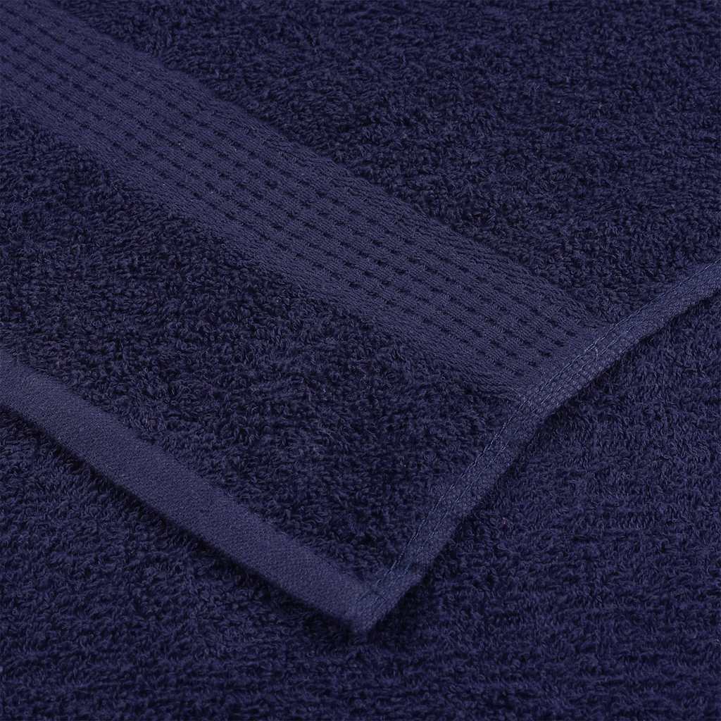 vidaXL Wash Towels "FROGN" 10 pcs Navy Blue 30x30 cm 360 gsm