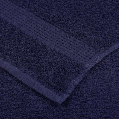 vidaXL Wash Towels "FROGN" 10 pcs Navy Blue 30x30 cm 360 gsm