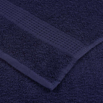 vidaXL Guest Towels "FROGN" 10 pcs Navy Blue 30x50 cm 360 gsm