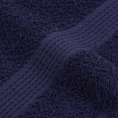 vidaXL Guest Towels "FROGN" 10 pcs Navy Blue 30x50 cm 360 gsm