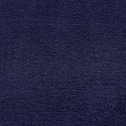 vidaXL Hand Towels "FROGN" 10 pcs Navy Blue 50x100 cm 360 gsm