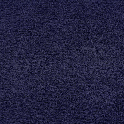 vidaXL Shower Towels "FROGN" 2 pcs Navy Blue 70x140 cm 360 gsm