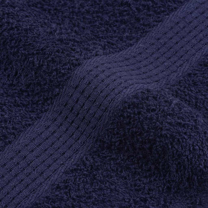 vidaXL Bath Towels "FROGN" 2 pcs Navy Blue 100x150 cm 360 gsm