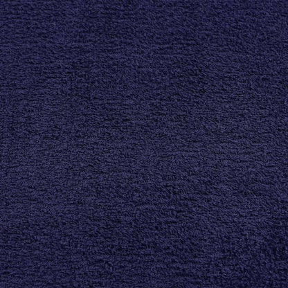 vidaXL Bath Towels "FROGN" 10 pcs Navy Blue 100x150 cm 360 gsm