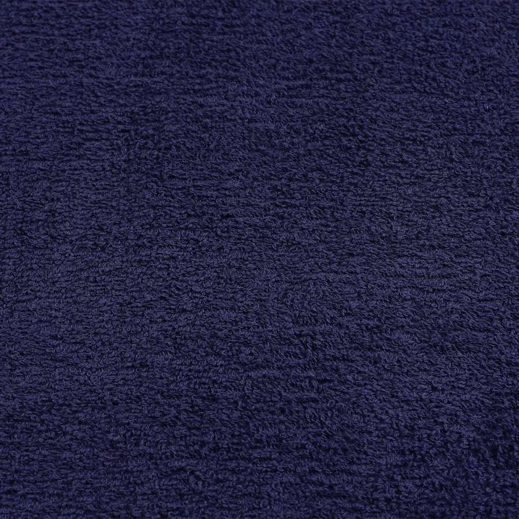 vidaXL Sauna Towels "FROGN" 2 pcs Navy Blue 80x200 cm 360 gsm