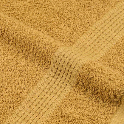 vidaXL Guest Towels "FROGN" 2 pcs Gold 30x50 cm 360 gsm