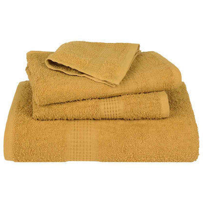 vidaXL Guest Towels "FROGN" 4 pcs Gold 30x50 cm 360 gsm
