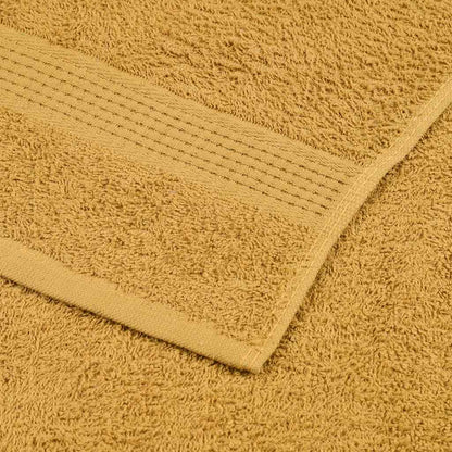 vidaXL Guest Towels "FROGN" 4 pcs Gold 30x50 cm 360 gsm