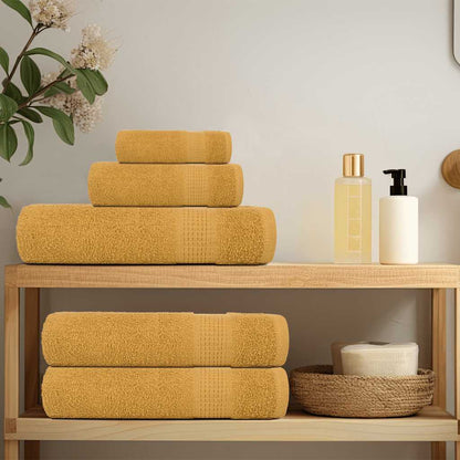 vidaXL Guest Towels "FROGN" 10 pcs Gold 30x50 cm 360 gsm